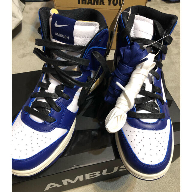 NIKE x ambush DUNK HI Deep Royal 25.5cm