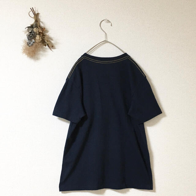 nest robe リネンラインステッチシャツ