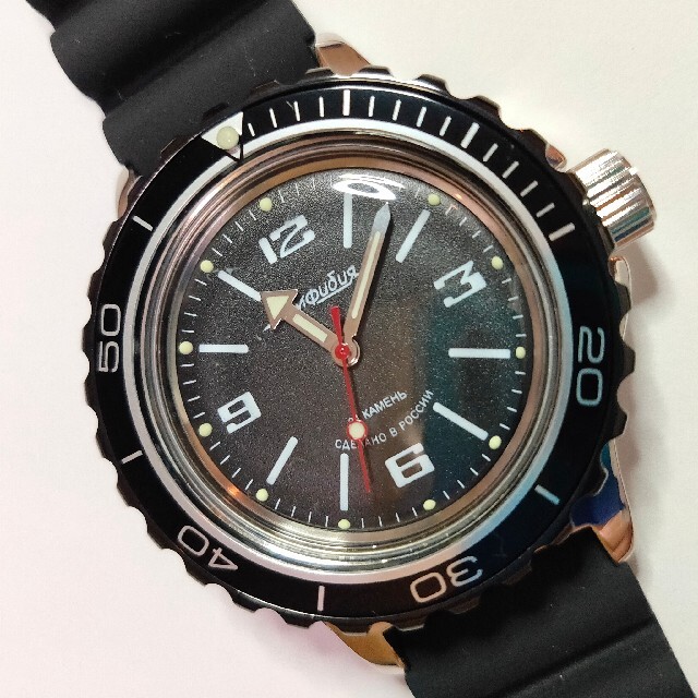 Vostok（Восток）(ボストーク)のロシア製 自動巻ダイバーズウォッチ ボストーク アンフィビア 機械式腕時計 メンズの時計(腕時計(アナログ))の商品写真