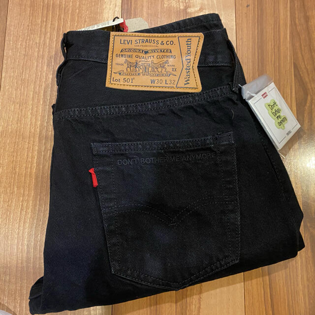 LeviLEVIS X WASTED YOUTH 501 DENIM BLACK