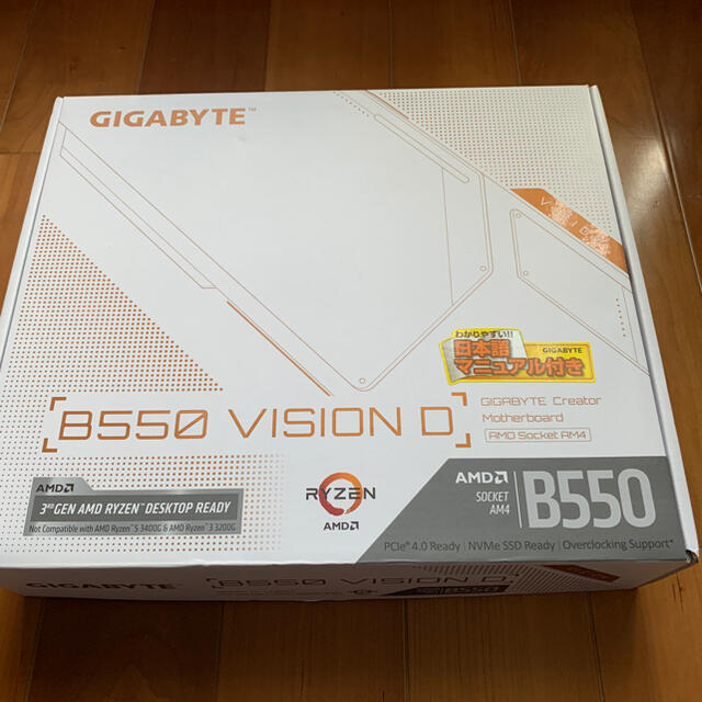 B550 VISION D Rev.1.0 AMD Socket AM4 美品GIGABYTE