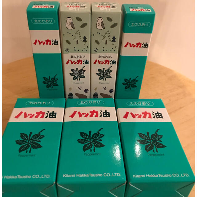 ハッカ北見　ハッカ油　スプレータイプ10ml ×4個&詰め替え（12ml×2本）×3個