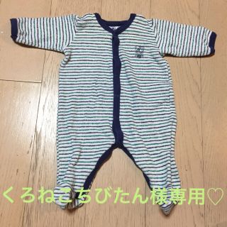 プチバトー(PETIT BATEAU)のくろねこちびたん様専用♡PETIT BATEAU☆ロンパース(ロンパース)