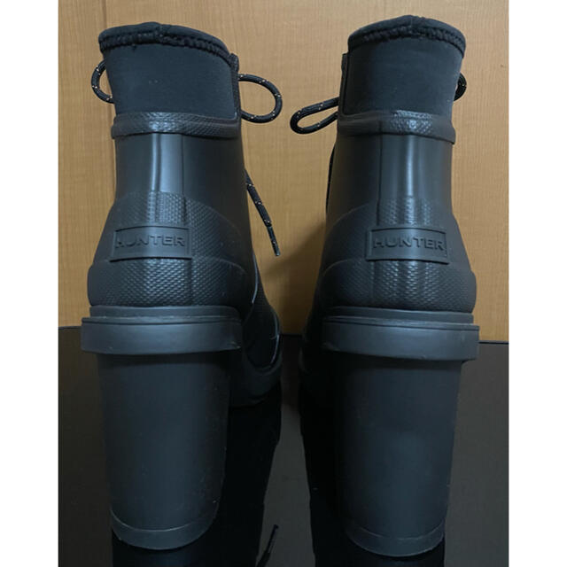 【超美品】HUNTER ハンター♡ レインブーツ ネイビー ヒール付き