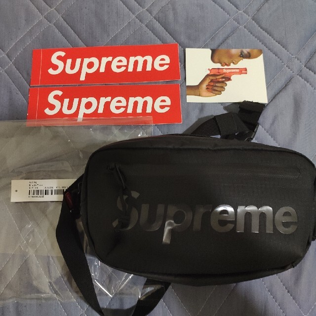 Supreme18ssウエストバック赤RED新品