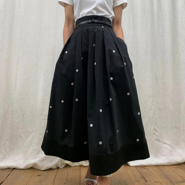 Drawer(ドゥロワー)の新品　SHE TOKYO  ANNA DOT 36 シートーキョー レディースのスカート(ロングスカート)の商品写真