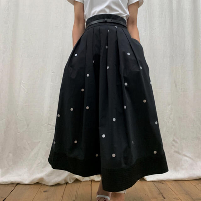 Drawer(ドゥロワー)の新品　SHE TOKYO  ANNA DOT 36 シートーキョー レディースのスカート(ロングスカート)の商品写真