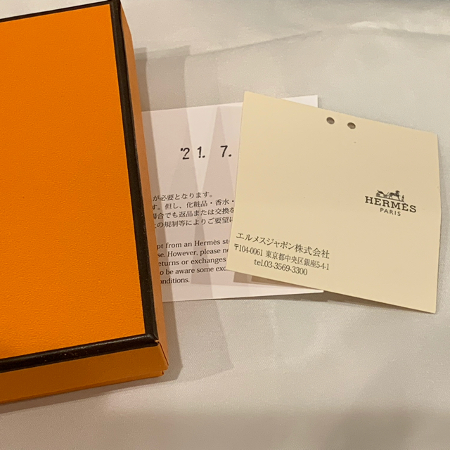HERMES - 新品未使用 21/7月購入 エルメス シルクイン HERMES - 新品未使用 21/7月購入 エルメス シルクイン