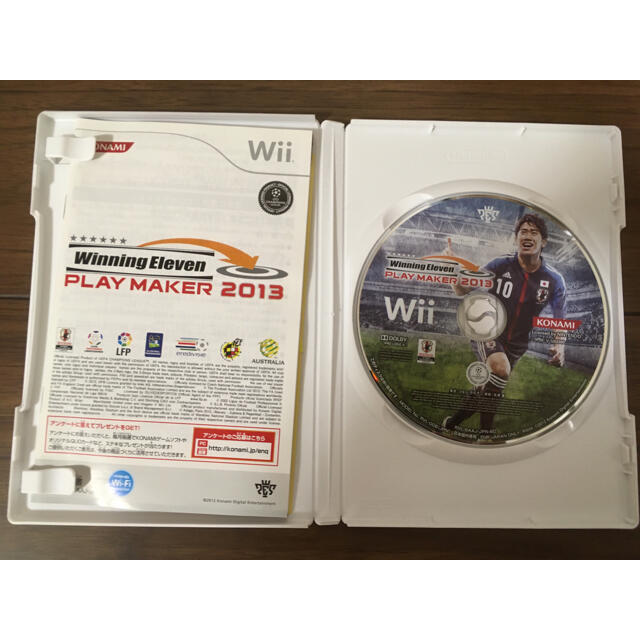 KONAMI(コナミ)のウイニングイレブン プレーメーカー 2013 Wii エンタメ/ホビーのゲームソフト/ゲーム機本体(家庭用ゲームソフト)の商品写真