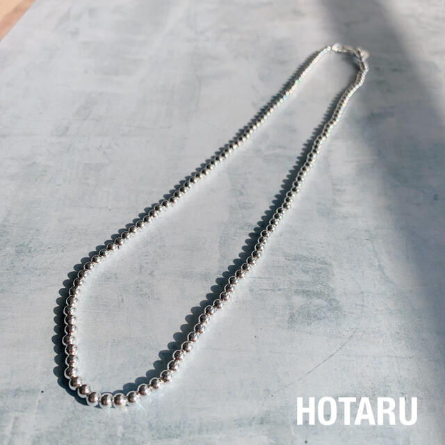 Ron Herman(ロンハーマン)のシルバー925 ナバホパール調ネックレス 50cm レディースのアクセサリー(ネックレス)の商品写真