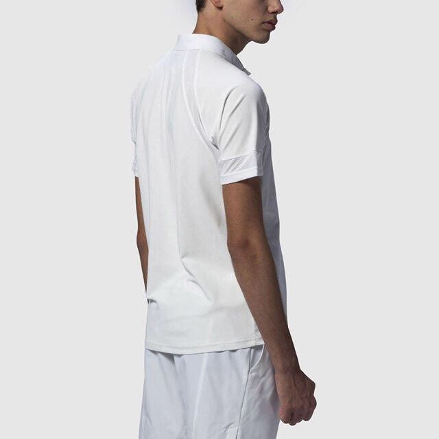 ルコックスポルティフ テニスウェア 半袖ポロシャツ白 QTMPJA46 メンズ