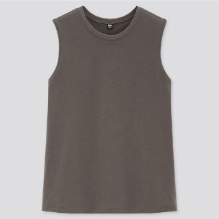 ユニクロ(UNIQLO)のUNIQLO コットンノースリーブT(Tシャツ(半袖/袖なし))