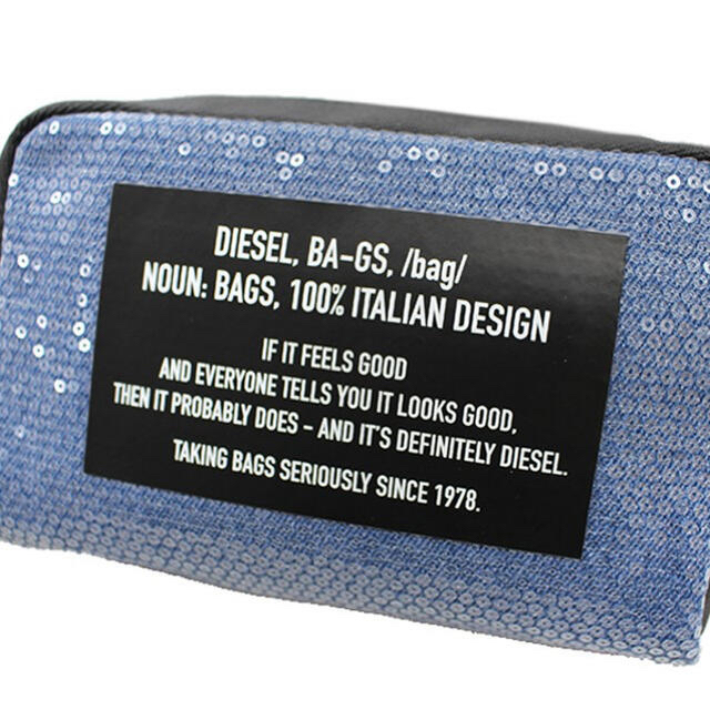 DIESEL(ディーゼル)のDIESEL ポーチ スパンコール メンズのバッグ(ウエストポーチ)の商品写真