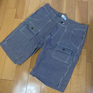 バックナンバー(BACK NUMBER)の新品　BACK NUMBER バックナンバー ハーフパンツ ストライプ(ショートパンツ)