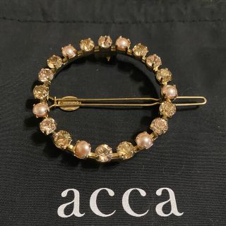 アッカ(acca)の本日限定値下げ❣️accaのキラキラスナップピン　新品同様(ヘアピン)