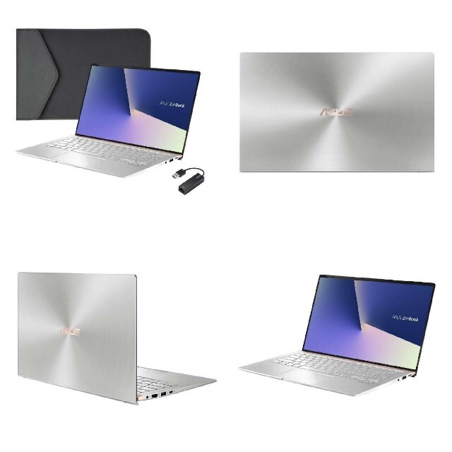 ASUS(エイスース)の【美品】ASUS Zenbook 14 （UX443F）アイシクルゴールド！ スマホ/家電/カメラのPC/タブレット(ノートPC)の商品写真