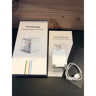 princube プリンキューブ  モバイルカラープリンター(その他)