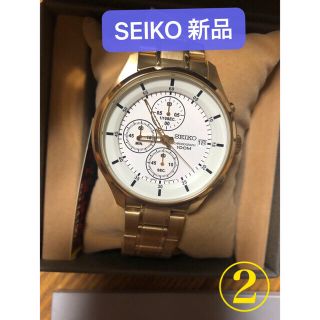 セイコー(SEIKO)の新品　SEIKO セイコー　クロノグラフ　クォーツ　SKS544P1　腕時計(腕時計(アナログ))