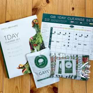 【送料込】GREEN BROTHERS 1DAY CLEANSE SET(ダイエット食品)