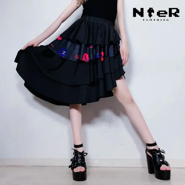 NieR インパン付きフリルスカート【♠♡♣♢】新品未使用