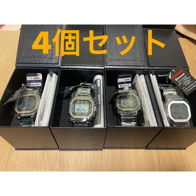 【新品未使用4個セット】G-SHOCK GMW-B5000D-1JF