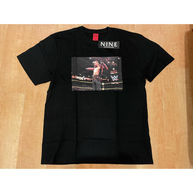 NINE RULAZ(ナインルーラーズ)の【新品】NINE RULAZ × 中邑真輔 TEE Black XLサイズ スポーツ/アウトドアのスポーツ/アウトドア その他(格闘技/プロレス)の商品写真