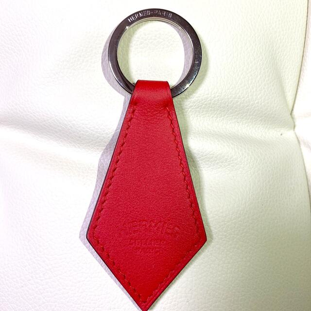 Hermes - hermes エルメス tab key ring タブ キーリング 赤の通販 by