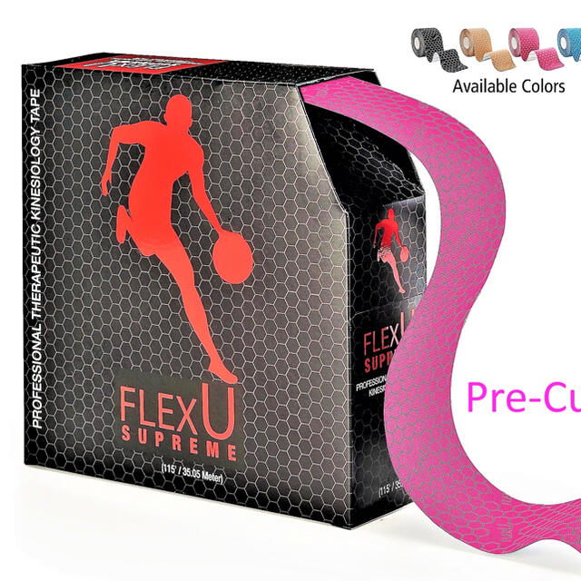 FLEXU キネシオロジーテープ　（5cm×25cm　140枚） スポーツ/アウトドアのトレーニング/エクササイズ(トレーニング用品)の商品写真