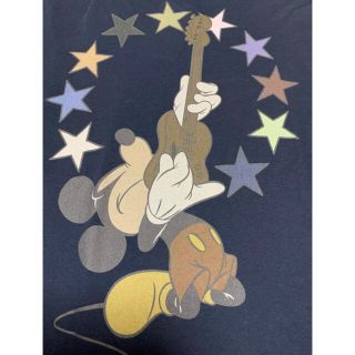 グラム(glamb)のglamb Disney コラボ　Tシャツ　ネイビー　L 新品未使用　タグ付き(Tシャツ/カットソー(半袖/袖なし))