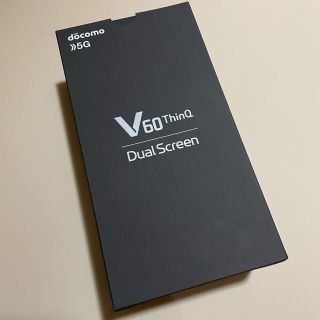 エルジーエレクトロニクス(LG Electronics)のハルヨコ様専用ページ　LG V60 ThinQ 5G  (L-51A) ブラック(スマートフォン本体)