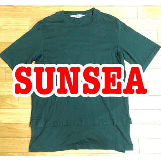 サンシー(SUNSEA)のsasa様）SUNSEA レイヤードTシャツ グリーン(Tシャツ/カットソー(半袖/袖なし))