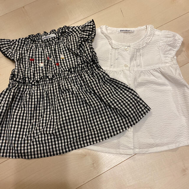 familiar(ファミリア)の専用　ファミリア　トップス キッズ/ベビー/マタニティのキッズ服女の子用(90cm~)(Tシャツ/カットソー)の商品写真