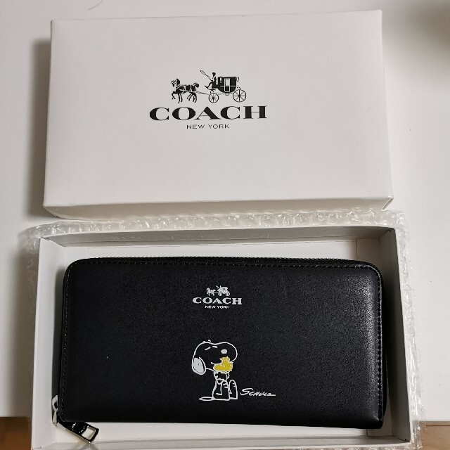 新品未使用 COACH長財布 SNOOPYコラボ品財布