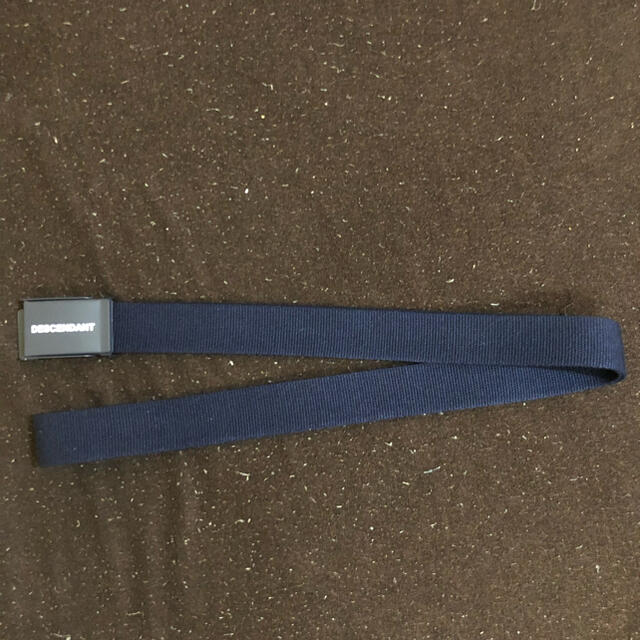 DESCENDANT 19SS WEBBING BELT NAVY 美品