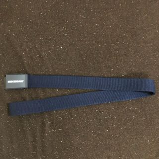 DESCENDANT 19SS WEBBING BELT NAVY 美品(ベルト)