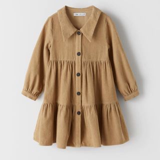 ザラキッズ(ZARA KIDS)のZARAキッズ　コーディロイワンピース(ワンピース)