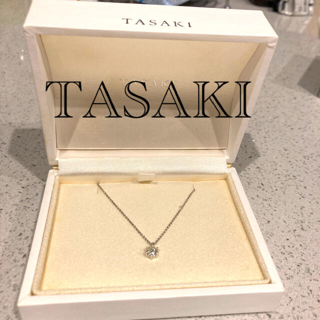 数量限定価格!! TASAKI ダイヤモンドネックレス  K18WG - ネックレス
