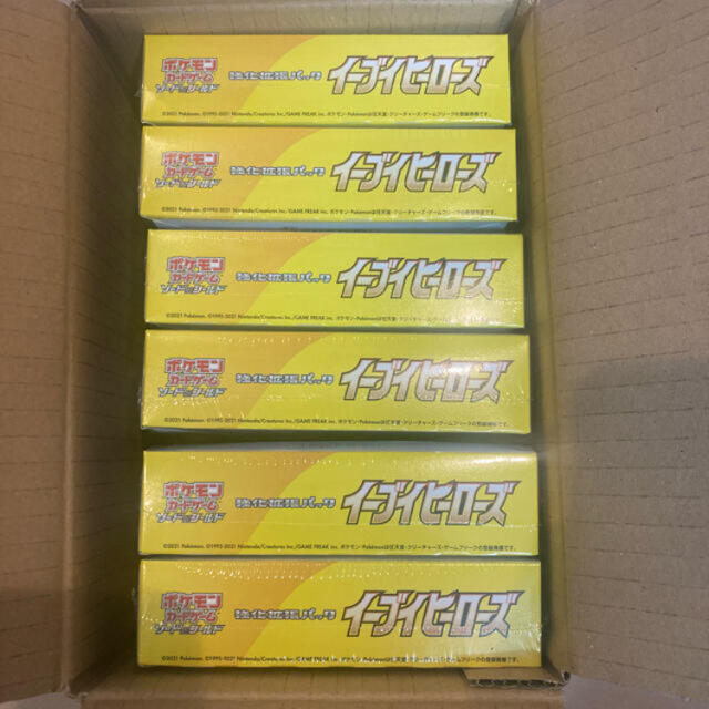 大人気新作 - ポケモン 【未開封】イーブイヒーローズ 6個セット BOX Box/デッキ/パック 大人気新作 - ポケモン 【未開封】イーブイヒーローズ 6個セット BOX Box/デッキ/パック