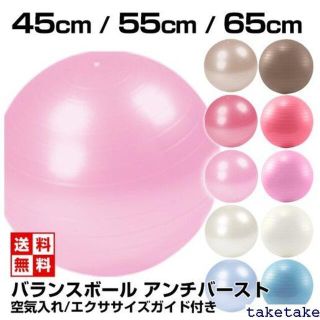 《送料無料》 アンチバースト バランスボール 45cm・5 盤枕 ヨガマット 1(その他)