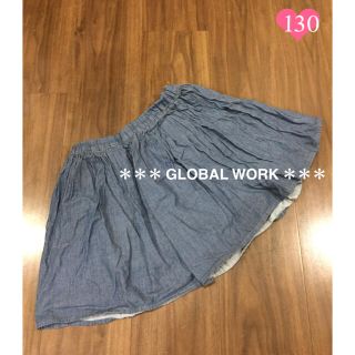 グローバルワーク(GLOBAL WORK)のグローバルワーク GLOBAL WORK デニム スカート XL 130(スカート)