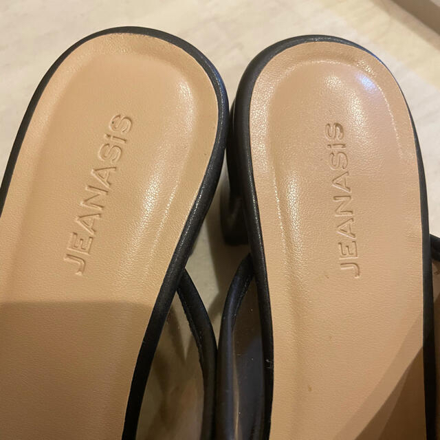 JEANASIS(ジーナシス)のJEANASIS クリアミュールサンダル ブラック L レディースの靴/シューズ(サンダル)の商品写真