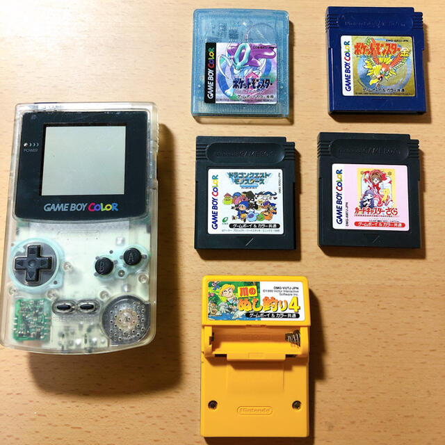 ゲームボーイ - ゲームボーイカラー本体 カセット5本の通販 by aisa's ...