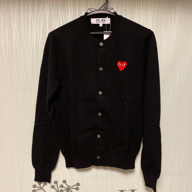 【即発】COMME des GARCONS Play ハートロゴ カーディガン