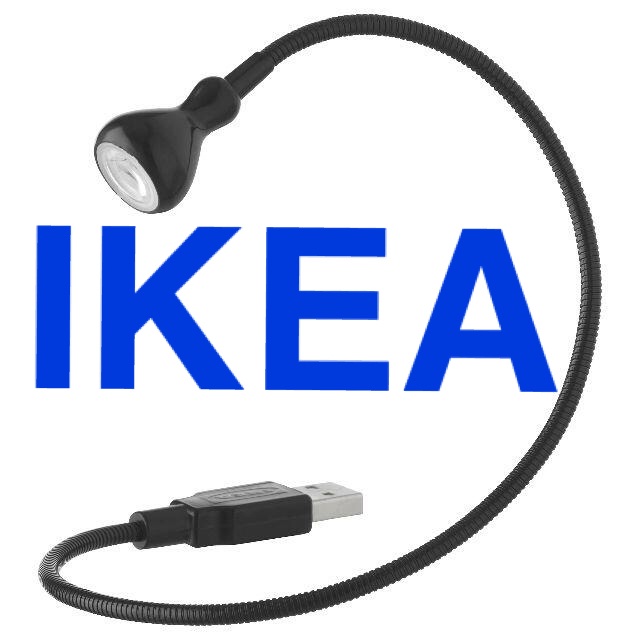 IKEA(イケア)のKEA　USB　ライト　LED　ランプ　小型　JANSJÖ ヤンショー インテリア/住まい/日用品のライト/照明/LED(その他)の商品写真