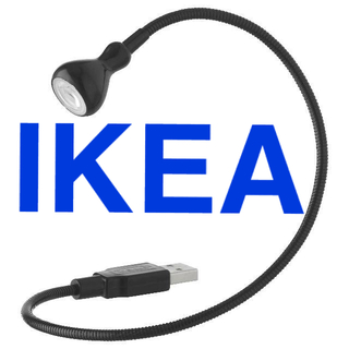 イケア(IKEA)のKEA　USB　ライト　LED　ランプ　小型　JANSJÖ ヤンショー(その他)