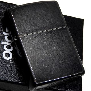 ジッポー(ZIPPO)の(送料込み)ZIPPO◇ブラッククラッシュ◇シンプル◇新品◇ジッポ(タバコグッズ)