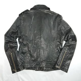 バーバリー ブラックレーベル レザー ダブル ライダース ジャケット