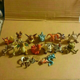 ポケモン(ポケモン)のポケットモンスターボールチェーンフィギュアセット(キーホルダー)