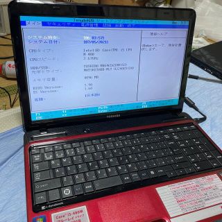 トウシバ(東芝)のdynabook T350/56BR OSなしです！外装状態：良　通電確認済み(ノートPC)