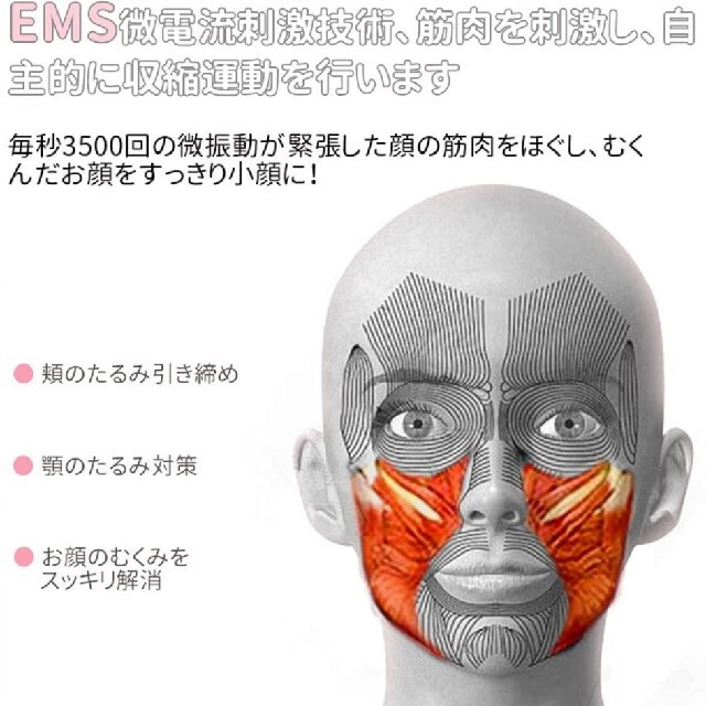 美顔器 小顔 EMS リフトアップ 顔痩せ マッサージ フェイスケア 2